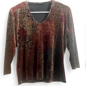 Jonden Colorful V-Neck Blouse